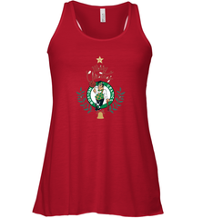 NBA Boston Celtics Logo merry Christmas gilf Women's Racerback Tank Women's Racerback Tank - HHHstores