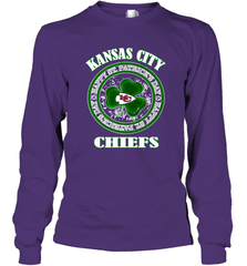 NFL Kansas City Chiefs Logo Happy St Patrick's Day Long Sleeve T-Shirt Long Sleeve T-Shirt - HHHstores