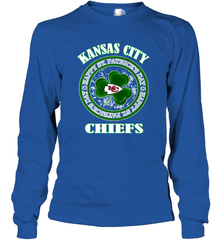 NFL Kansas City Chiefs Logo Happy St Patrick's Day Long Sleeve T-Shirt Long Sleeve T-Shirt - HHHstores