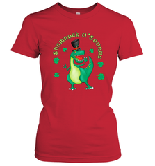 T Rex Dinosaur St. Patrick's Day Irish Funny Women's T-Shirt Women's T-Shirt - HHHstores
