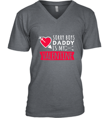 Kids Funny Valentine's Day Present For Your Little Girl, Daughter Men's V-Neck Men's V-Neck - HHHstores