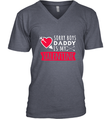 Kids Funny Valentine's Day Present For Your Little Girl, Daughter Men's V-Neck Men's V-Neck - HHHstores