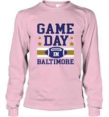 NFL Baltimore MD. Game Day Football Home Team Long Sleeve T-Shirt Long Sleeve T-Shirt - HHHstores