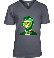 Abraham Lincoln St Patricks Day Men's V-Neck Men's V-Neck - HHHstores