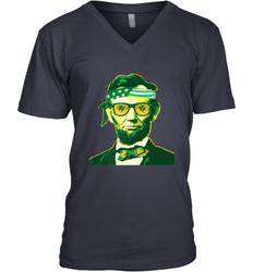 Abraham Lincoln St Patricks Day Men's V-Neck