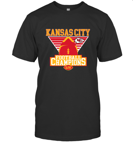 Kansas City Old School Football _ The City Of Champions LIV Men's T-Shirt Men's T-Shirt / Black / S Men's T-Shirt - HHHstores