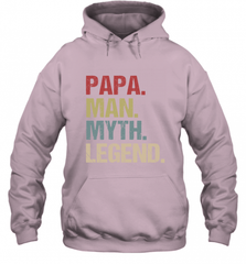 Papa Man Myth Legend Dad Father Hooded Sweatshirt Hooded Sweatshirt - HHHstores