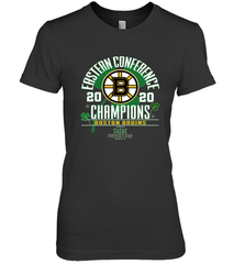 NHL ST PATRICK'S DAY Boston Bruins Fanatics 2020 Eastern Conference Champions Defensive Zone Women's Premium T-Shirt Women's Premium T-Shirt - HHHstores
