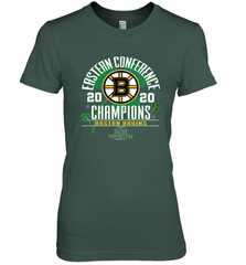 NHL ST PATRICK'S DAY Boston Bruins Fanatics 2020 Eastern Conference Champions Defensive Zone Women's Premium T-Shirt Women's Premium T-Shirt - HHHstores