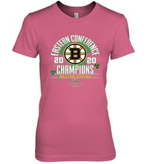 NHL ST PATRICK'S DAY Boston Bruins Fanatics 2020 Eastern Conference Champions Defensive Zone Women's Premium T-Shirt Women's Premium T-Shirt - HHHstores