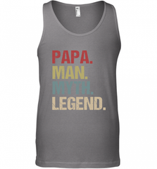 Papa Man Myth Legend Dad Father Men's Tank Top Men's Tank Top - HHHstores