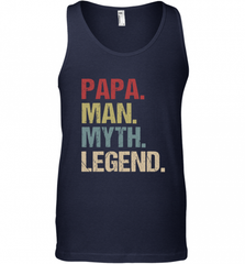 Papa Man Myth Legend Dad Father Men's Tank Top Men's Tank Top - HHHstores