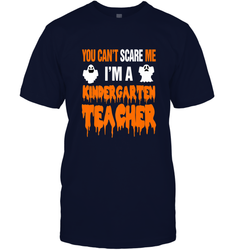 You Can't Scare Me I'm A Kindergarten Teacher Halloween Men's T-Shirt
