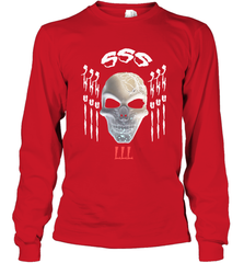 The mask of skull Halloween Long Sleeve T-Shirt Long Sleeve T-Shirt - HHHstores