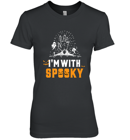 Spooky Halloween Costume Scary Gift Women's Premium T-Shirt Women's Premium T-Shirt / Black / XS Women's Premium T-Shirt - HHHstores