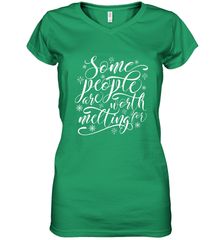 Some People Are Worth Melting For Women's V-Neck T-Shirt Women's V-Neck T-Shirt - HHHstores