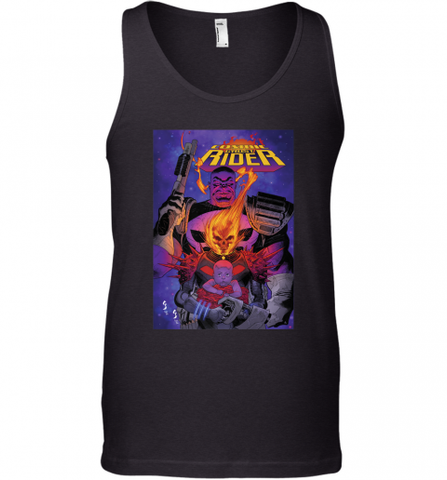 Marvel Ghost Rider Baby Thanos Comic Cover Men's Tank Top Men's Tank Top / Black / XS Men's Tank Top - HHHstores