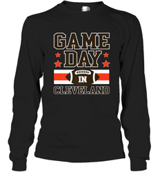 NFL Cleveland Game Day Football Home Team Colors Long Sleeve T-Shirt