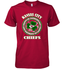 NFL Kansas City Chiefs Logo Happy St Patrick's Day Men's Premium T-Shirt Men's Premium T-Shirt - HHHstores