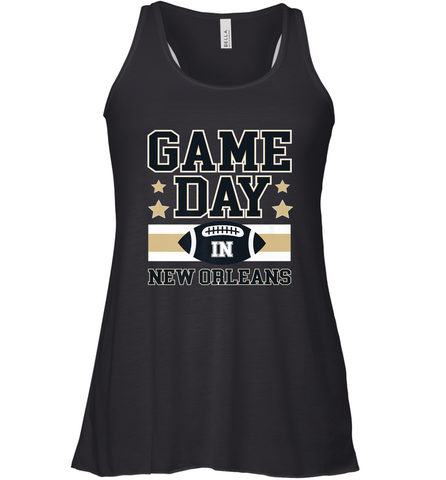 NFL New Orleans La. Game Day Football Home Team Women's Racerback Tank Women's Racerback Tank / Black / XS Women's Racerback Tank - HHHstores