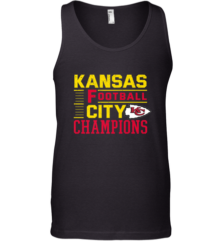Kansas City Football Champions Vintage KC Distressed Gift Men's Tank Top Men's Tank Top / Black / XS Men's Tank Top - HHHstores
