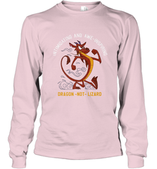 Disney Mulan Mushu Dragon Not Lizard Portrait Long Sleeve T-Shirt Long Sleeve T-Shirt - HHHstores