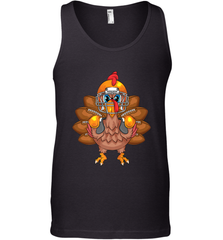 Cool Turkey Football Feathers Funny Thanksgiving Sports Gift Men's Tank Top Men's Tank Top - HHHstores