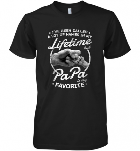 Papa Fathers Day Grandpa or Dad Men's Premium T-Shirt Men's Premium T-Shirt / Black / XS Men's Premium T-Shirt - HHHstores