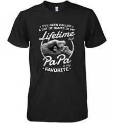 Papa Fathers Day Grandpa or Dad Men's Premium T-Shirt Men's Premium T-Shirt - HHHstores