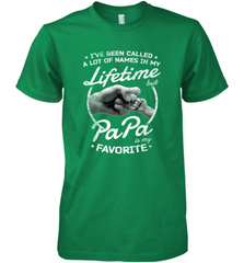 Papa Fathers Day Grandpa or Dad Men's Premium T-Shirt Men's Premium T-Shirt - HHHstores