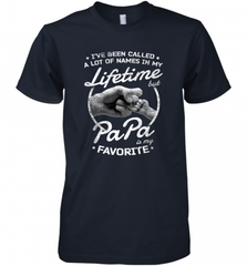 Papa Fathers Day Grandpa or Dad Men's Premium T-Shirt Men's Premium T-Shirt - HHHstores