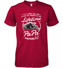 Papa Fathers Day Grandpa or Dad Men's Premium T-Shirt Men's Premium T-Shirt - HHHstores