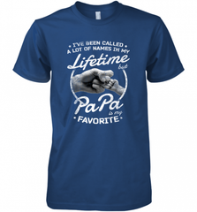 Papa Fathers Day Grandpa or Dad Men's Premium T-Shirt Men's Premium T-Shirt - HHHstores