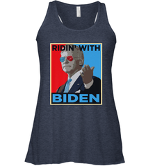 Ridin With Biden _ Hope Poster Parody Women's Racerback Tank Women's Racerback Tank - HHHstores
