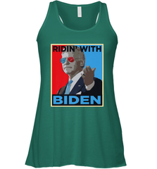 Ridin With Biden _ Hope Poster Parody Women's Racerback Tank Women's Racerback Tank - HHHstores