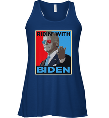 Ridin With Biden _ Hope Poster Parody Women's Racerback Tank Women's Racerback Tank - HHHstores