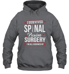 I Survived Spinal Fusion Surgery Hooded Sweatshirt Hooded Sweatshirt - HHHstores