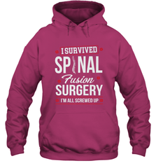 I Survived Spinal Fusion Surgery Hooded Sweatshirt Hooded Sweatshirt - HHHstores