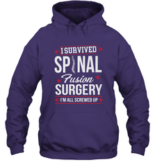 I Survived Spinal Fusion Surgery Hooded Sweatshirt Hooded Sweatshirt - HHHstores