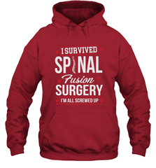 I Survived Spinal Fusion Surgery Hooded Sweatshirt Hooded Sweatshirt - HHHstores