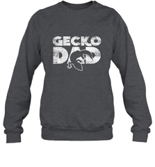 Vintage Gecko Dad  Animal Daddy Fathers Day Gecko Crewneck Sweatshirt Crewneck Sweatshirt - HHHstores