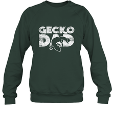 Vintage Gecko Dad  Animal Daddy Fathers Day Gecko Crewneck Sweatshirt Crewneck Sweatshirt - HHHstores