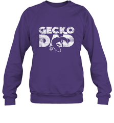 Vintage Gecko Dad  Animal Daddy Fathers Day Gecko Crewneck Sweatshirt Crewneck Sweatshirt - HHHstores