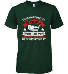 Those who expect to reap the blessings of freedom, must, like men, undergo the fatigue of supporting it 01 Men's Premium T-Shirt Men's Premium T-Shirt - HHHstores