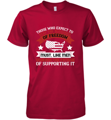 Those who expect to reap the blessings of freedom, must, like men, undergo the fatigue of supporting it 01 Men's Premium T-Shirt Men's Premium T-Shirt - HHHstores