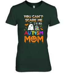 You Can't Scare Me I'm An Autism Mom Ghost Awareness Funny Women's Premium T-Shirt Women's Premium T-Shirt - HHHstores