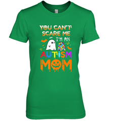 You Can't Scare Me I'm An Autism Mom Ghost Awareness Funny Women's Premium T-Shirt Women's Premium T-Shirt - HHHstores