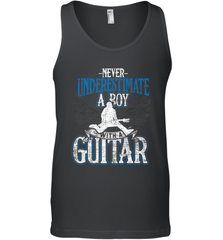 Guitarist Men Boys  Never Underestimate A Boy With A Guitar Men's Tank Top Men's Tank Top - HHHstores