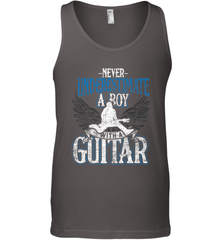 Guitarist Men Boys  Never Underestimate A Boy With A Guitar Men's Tank Top Men's Tank Top - HHHstores
