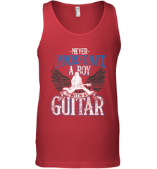 Guitarist Men Boys  Never Underestimate A Boy With A Guitar Men's Tank Top Men's Tank Top - HHHstores